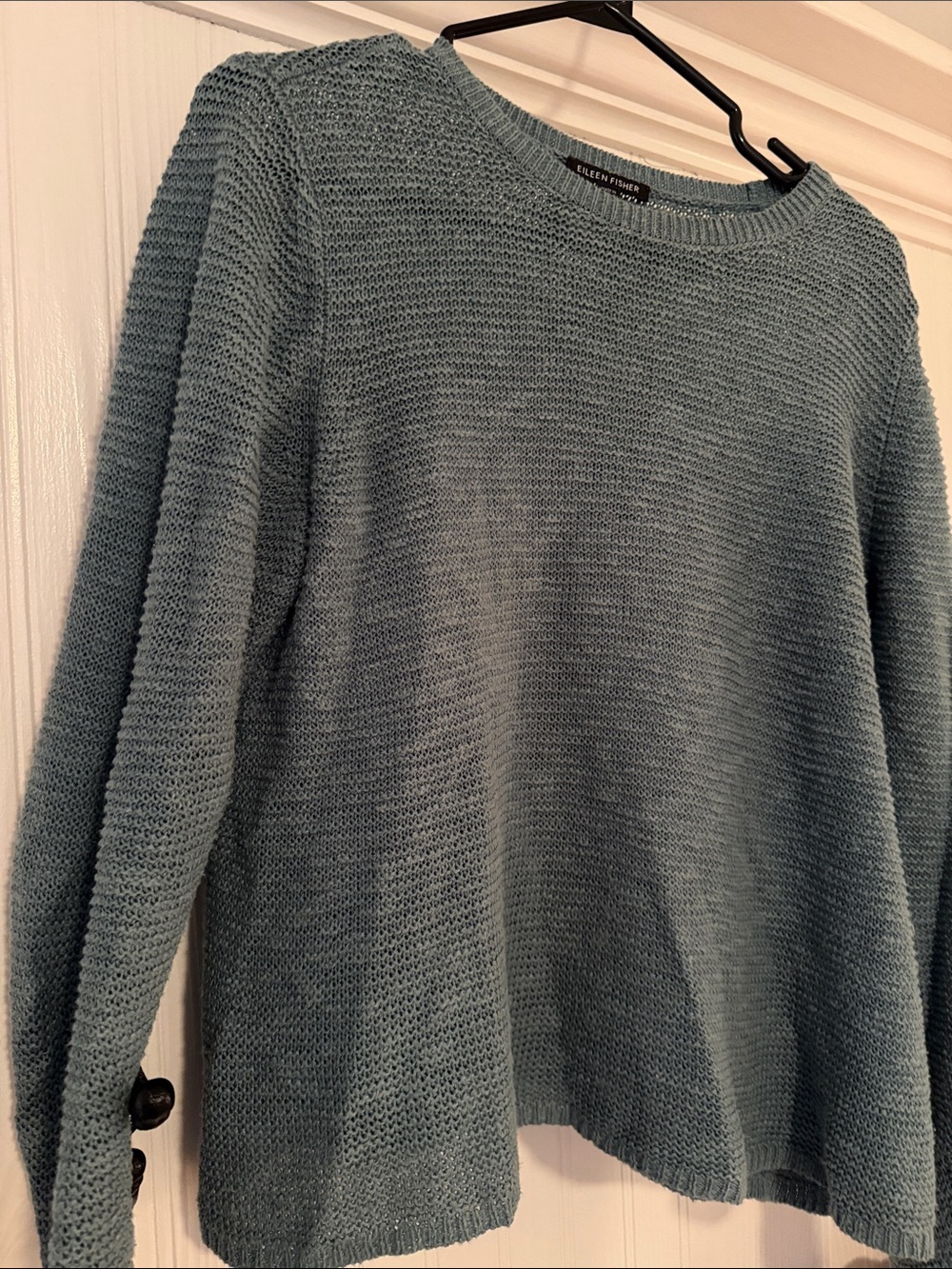 Eileen Fisher soft green Knit Crewneck Sweater